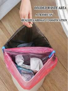 10/20/200pcs Blue Trash Can Trash Bag Fixing Clips, Non-Slip Paper Basket Garbage Bag Clips, Trash Can Side Clip, Bag Sealing Clips