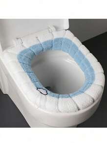 1pc Creative Pumpkin Pattern Toilet Seat , Washable Cushion, Anti-Slip Bottom For Bathroom Decor
