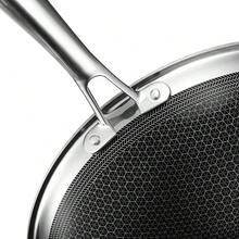 HexClad Hybrid Non-Stick Wok, 12-Zoll, Stay-Cool-Griff, Geschirrspüler sicher, Induktionsbereit, kompatibel mit allen Kochern - 1 - Übersicht 3