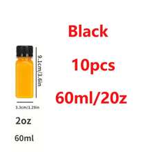 10pcs/2pcs Empty Plastic Juice Bottles With Leak-Proof Caps Clear Water Bottle,Reusable Drink Bulk Containers Easy To Fill Juice Bottling Bottle For Juicing, Smoothie, Milk Homemade Beverages,Suitable For Weddings, Gatherings, And Parties