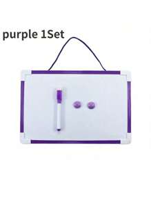 Hanging Magnetic Dry Erase Board 8'' X 12'' Small Double Side White Board Mini Hanging Whiteboard For To Do List Notepad