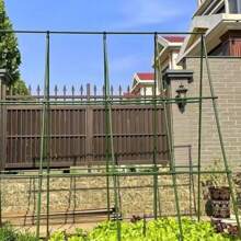 12 pezzi Tubo in plastica e acciaio da 8 mm per pergolati da giardino, supporto per piante rampicanti, sostegno per fiori