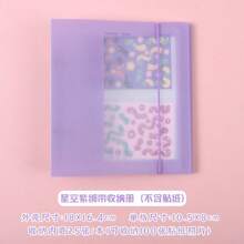 25 pièces Album porte-cartes style coréen Gukka, étui transparent, album photo à feuilles mobiles, livre de rangement pour cartes postales et autocollants, organisateur de planner étudiant, retour à l'école, fournitures scolaires