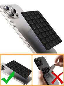 80-Grain Back Stick Double-Sided Mobile Phone Case Bracket Waterproof, Rust-Proof And Not Easy To Fall Multi-Functional Portable Silicone Bracket