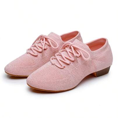 Professional Cheering Pom-Pom Shoes, Ladies Indoor Dance Shoes For Aerobics, Jazz, Modern Dance