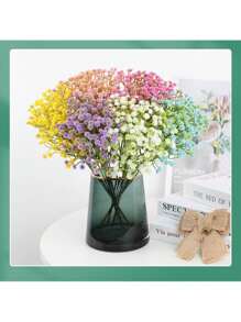 2/10/20/30 /80Pcs Breath Flowers White Gypsophila Bouquets, Real Touch White Fake Flowers UV Resistant Fake White Flowers For Wedding Party Home Decoration,