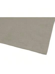 Camiseta sin mangas para hombres de verano con cuello cordón diseño, material de lino, moda, transpirable y cómodo, adecuado para la playa, vacaciones, viajes - Gris Claro - Ver 5