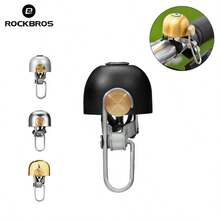 ROCKBROS Retro Bike Bell Copper Crisp Cycling Bicycle Handlebar Bell Alarm Ring
