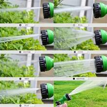 1pc 25/50/75ft Expandable Garden Hose With 7-Function Shower Sprayer Set - Durable, Nozzle Attached Yard Watering & Irrigation Hose, Outdoor Use And Car Wash Hose High Pressure Water Gun - No Power Needed