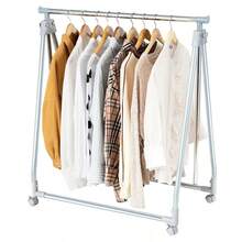 Suitable For Daily Family Use (Such As Drying On The Balcony And Storing In The Bedroom) Extendable Clothing Garment Rack Heavy Duty Foldable Clothes Rack W/Hanging Rod - 1 - View 8