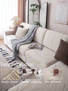 1 Vỏ bọc ghế sofa co giãn, chống trượt, chống thấm nước, che phủ toàn bộ, vải, dày, dùng được cho mọi mùa, có thể giặt được, chống bụi, thân thiện với thú cưng, bảo vệ cho phòng ngủ, văn phòng, phòng khách, ghế sofa hình chữ L, ghế 1/2/3/4 chỗ, sang trọng, ấm áp - Màu be - Xem 7