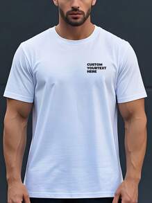 Custom Personalized T-Shirt, Men's Sport T-Shirt, Breathable, Christmas Gift, - Add Pictures (Girlfriend, Wife) To Design Your Own Personalized Printed T-Shirt,Stylish,Fashion,Hipster,Casual,Minimal Chic,Personalized,Customized,Custom,Unique,Guy Costumes,Capsule Wardrobe,Men Basic/Street Style,Ideal Gifts For Him,Boyfriend,Family,Friends,For Birthdays,For Vacation/Holiday,For School/Competition,For Sports/Climbing