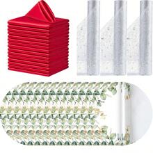 Table Runner + Placemat + Napkin, Star Table Runner Set, Suitable For Wedding, Festival And Other Party Decorations