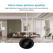 Mini Telecamera A9: Telecamera IP HD Wi-Fi 2.4G con visione notturna, sicurezza domestica intelligente, visualizzazione remota da mobile, allarme rilevamento movimento e baby monitor