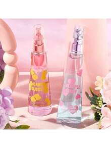 1 pieza/88ml Spray de fragancia, ambientador de hogar, aromaterapia, que contiene la esencia del encanto natural y fresco de larga duración, empaque de diseño innovador, con lindos personajes de dibujos animados, adecuado para verano, Día de la Madre, interior, exterior, citas, fiestas, vacaciones, hogar, oficina, es el regalo ideal para amigos y parejas.