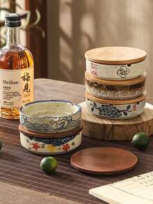 新款水墨画烟灰缸 陶瓷烟灰缸 防飞灰圆形烟蒂烟灰缸 复古茶室烟灰缸 创意烟灰缸 加厚耐用易清洗 日式高档烟灰缸 适用于居家客厅酒店餐厅户外厨房装饰 - 彩色 - 查看 10