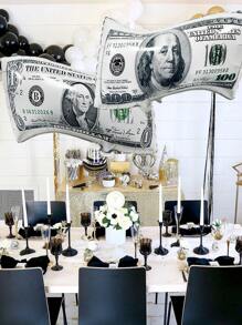 2/4 Stücke Geldschein Luftballons, große wiederverwendbare Dollarschein Luftballons für Geburtstagsdekoration, Themenpartys mit Geld, Kasino-Partys, Junggesellenabschiede, Vegas-Partys, Abschluss, Spaß Geld-Themen-Party, Geschenk für den Vater, Bankinterieur Hintergrund Dekoration