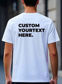 Custom Personalized T-Shirt, Men's Sport T-Shirt, Breathable, Christmas Gift, - Add Pictures (Girlfriend, Wife) To Design Your Own Personalized Printed T-Shirt,Stylish,Fashion,Hipster,Casual,Minimal Chic,Personalized,Customized,Custom,Unique,Guy Costumes,Capsule Wardrobe,Men Basic/Street Style,Ideal Gifts For Him,Boyfriend,Family,Friends,For Birthdays,For Vacation/Holiday,For School/Competition,For Sports/Climbing