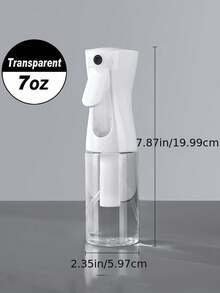 1件裝 200ml/300ml/500ml 高壓連續自動氣壓超細霧噴霧瓶，彩妝可補充保濕噴霧瓶 - 無色 - View 6