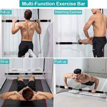 Adjustable Single Bar Doorway Pull Up Bar, Fitness Equipment, Suitable For Men And Women, Adjustable Length 60-100cm, Home Gym - Black - View 5