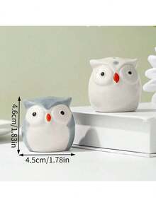 1pcsCartoon Owl Two-Color Seasoning Jar - Suit - View 2