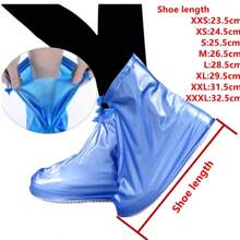 Waterproof Shoe Cover Silicone Material Unisex Shoes Protectors Rain Boots For Indoor Outdoor Rainy Days Dust-Proof Non-Slip