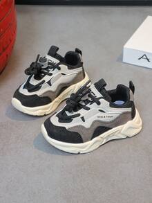 2025 新款男女儿童防滑运动鞋 - 黑色 - 查看 5