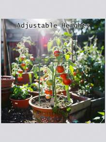 Plant Support Half Round Plant Support Rings, Support Half Round Indoor Plant Stands, Stackable Garden Flower Support Stakes For Tomatoes, Hydrangeas, Monstera, Peonies, Hydrangeas, Garden Flower Support Rings For Indoor Plants (Multiple Sizes Available)