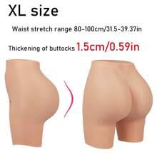 Panty moldeador de glúteos con relleno de silicona, efecto levantador de glúteos, sin costuras, efecto natural, para hombres y mujeres, grueso, sexy, ropa interior moldeadora que aprieta el Body