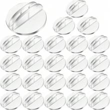 5/10/20/50/100 Stücke klare Tischkartenstände, Miniatursockel Spielbrett Kartenständer Papierkartenklammern für Hochzeitspartys Nummern Anzeigeständer