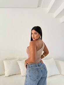 NUDE NECKLACE BODYSUIT - Nude - View 9