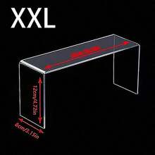 1件/3件/4件/5件套装亚克力展示架透明产品支架，纸杯蛋糕架甜品展示透明展示架，糖果棒架，人物亚克力升降展示架，矩形加宽分层展示架，桌面展示架，用于收藏品，甜品展示，小雕像展示和桌面组织，办公室和宿舍配件，家庭收纳用品，房间装饰，厨房，圣诞礼物 - 無色 - 查看 19