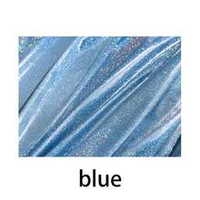 1 Meter Holographic Iridescent Shiny Mirrored Star Glitter Mesh Fabric, Suitable For Creative Wedding Stage Performance Mermaid Costume Design - Multicolor - View 16