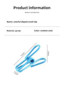 5/10/20 Pieces Creative Clips - Highly Aesthetic Rust-Proof Clips For Clothes Drying, Photos, Bookmarks, Calendars, Snack Bags, Children's Wall Decor Clips (Multi-Color)
