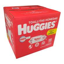 Toallitas Huggies Para Bebes 480 piezas caja con 6 paquetes de 80 toallitas
