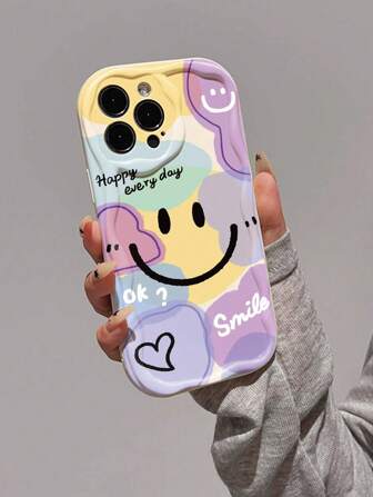 Cream-Colored Patterned Painted 14, 14 Pro, 14 Pro Max Summer Phone Case, Cartoon 13, 13 Pro, 13 Pro Max Phone Case, Cartoon 11, 11 Pro Max Painted Phone Case, Shock-Resistant 12, 12 Pro, 12 Pro Max, XR Cartoon Phone Case, 7/8/GES2 Phone Case, Compatible With IPhone 15, 15 Pro, 15 Pro Max, 16, 16 Pro, 16 Pro Max Premium Phone Case Waterproof Anti-Fall Scratch Resistant