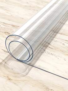 1 Pack Clear Table Cover 1mm – Waterproof PVC Protector, Heat-Resistant & Easy To Clean, Non-Slip Transparent Desk Mat For Dining Table, Coffee Table, Office & Kitchen Use