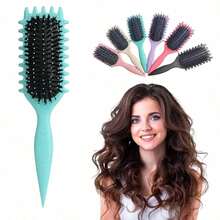 全新升级卷发定型刷，卷发刷采用特殊设计，卷发定型造型刷特别适合卷发，塑造和定型卷发，适合男女，以减少拉扯和卷发分离。由 Candybrush 设计