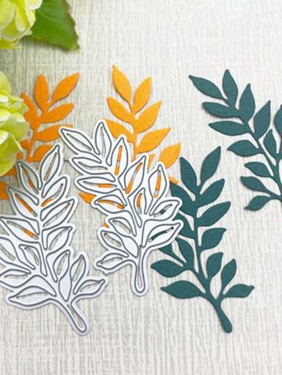 1PC Leaves Metal Cutting Dies Card-Making Cut Die Mold Scrapbook Paper Craft Knife Mould Blade Punch Stencils Dies, DIY Materials Eid Al-Adha Mubarak