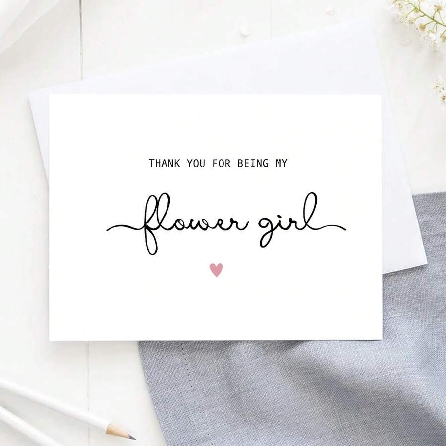 Thank You Maid Of Honor Card, Thank You Card, Wedding Day Card, Maid Of Honor, Bridal Party, For My Sister, Wedding Party Card - Multicolor - View 1