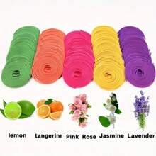 50/100/150pcs Assorted Spiral Incense, Lemon, Rose, Jasmine, Lavender, Orange Scent, 3-4 Hours Burning Time, Light And Fragrant, Suitable For Home, Kitchen And Restaurant Decoration - Can Be Used For Sleep, Yoga, Work, Meditation, Fitness, Office Relaxation