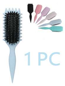 卷发定型刷、卷发刷、卷发卷发刷、卷发刷，用于梳理和塑造男士和女士的卷发，以减少拉扯和卷发分离 - 彩色 - 查看 11
