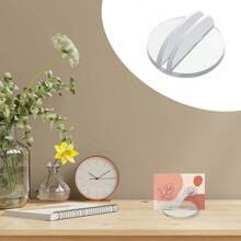 5/10/20/50/100 Stücke klare Tischkartenstände, Miniatursockel Spielbrett Kartenständer Papierkartenklammern für Hochzeitspartys Nummern Anzeigeständer