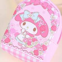 Sanrio Sanrio 1pc Girl Style Storage Bag, Cute Data Cable, Key, Change And Sanitary Pad Storage, Fashionable Storage Mini Keychain Small Bag