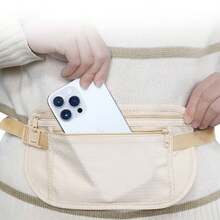 隐形腰包钱包护照夹旅行防盗腰包男女通用多功能超薄钱包女士钱包钱袋