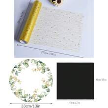 Table Runner + Placemat + Napkin, Star Table Runner Set, Suitable For Wedding, Festival And Other Party Decorations