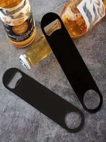 1/5/10pcs Customized Engraved Black Stainless Steel Bottle Opener, Rust-Proof, Suitable For Beer And Wine, Ideal For Parties, Weddings, Birthdays And Holidays, Great For Kitchen, Bar, Restaurant, Outdoor Activities,Wedding Essentials