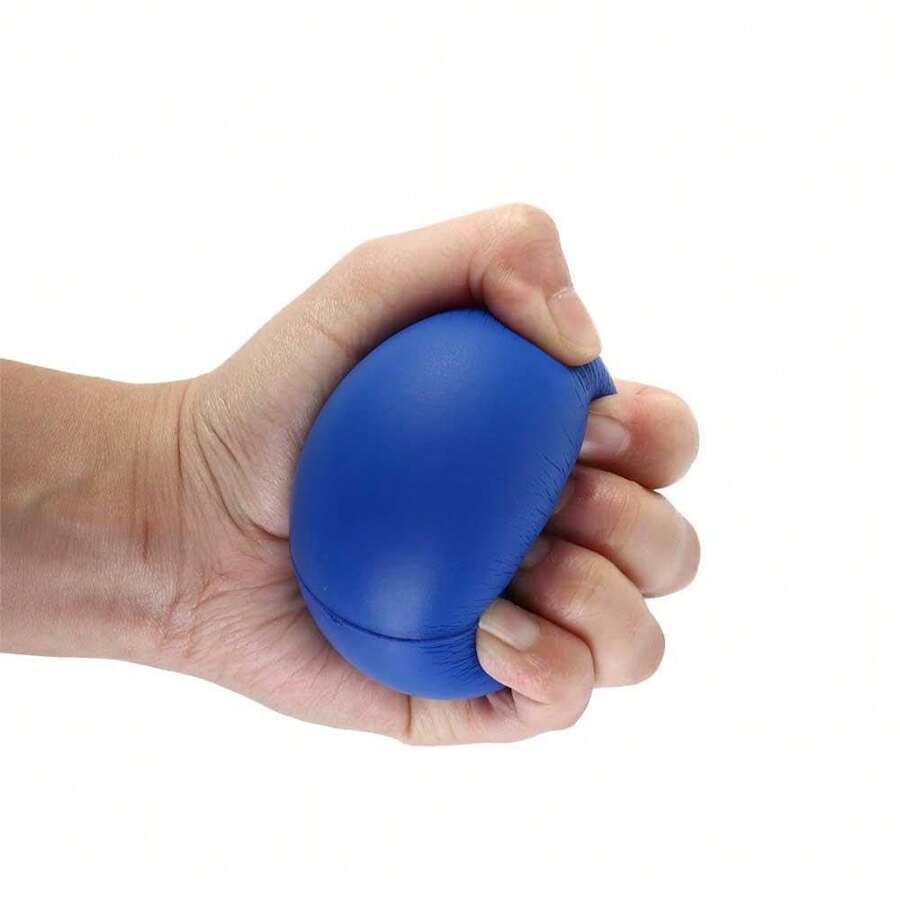 1 pieza Pelota elástica de fortalecimiento de dedos de color aleatorio, pelota de ejercicio de muñeca, herramienta de entrenamiento de apretón de mano para fortalecer los dedos
