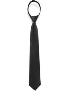 1/3 piezas Corbata con cremallera para hombre, corbata de negocios fácil sin atar, adecuada para uso diario, fiesta, boda, banquete