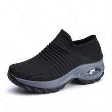 Zapatillas casuales de moda para mujer, zapatos deportivos cómodos de malla transpirable, zapatillas de amortiguación 'Pillow' para estudiantes, modelo 2025
